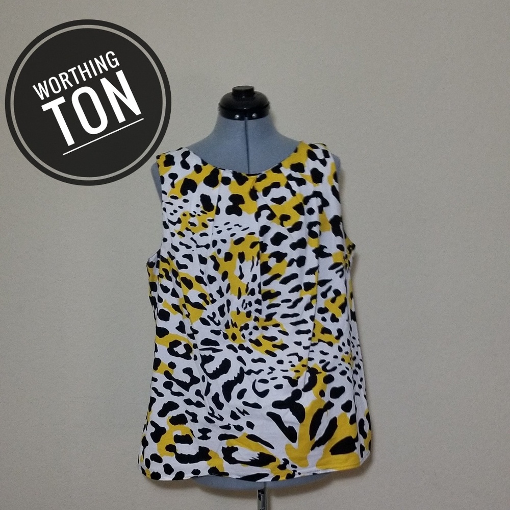 Animal Print - Worthington shirt - Size: XL